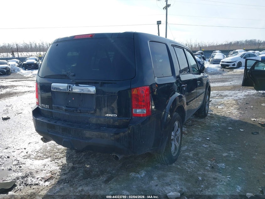 Vin: 5fnyf4h40eb025151, lot: 44819209, honda pilot ex 20144