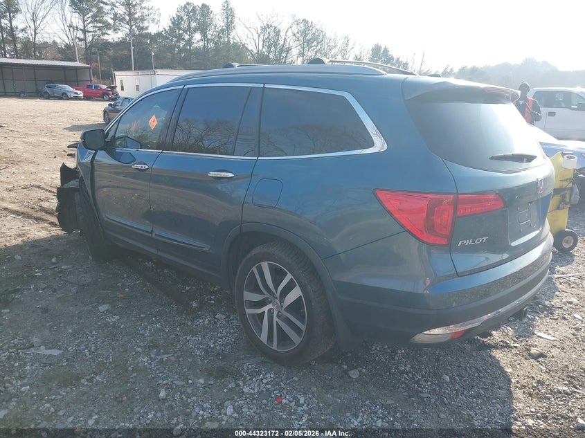 Vin: 5fnyf6h05jb032616, lot: 44819601, honda pilot elite 20183