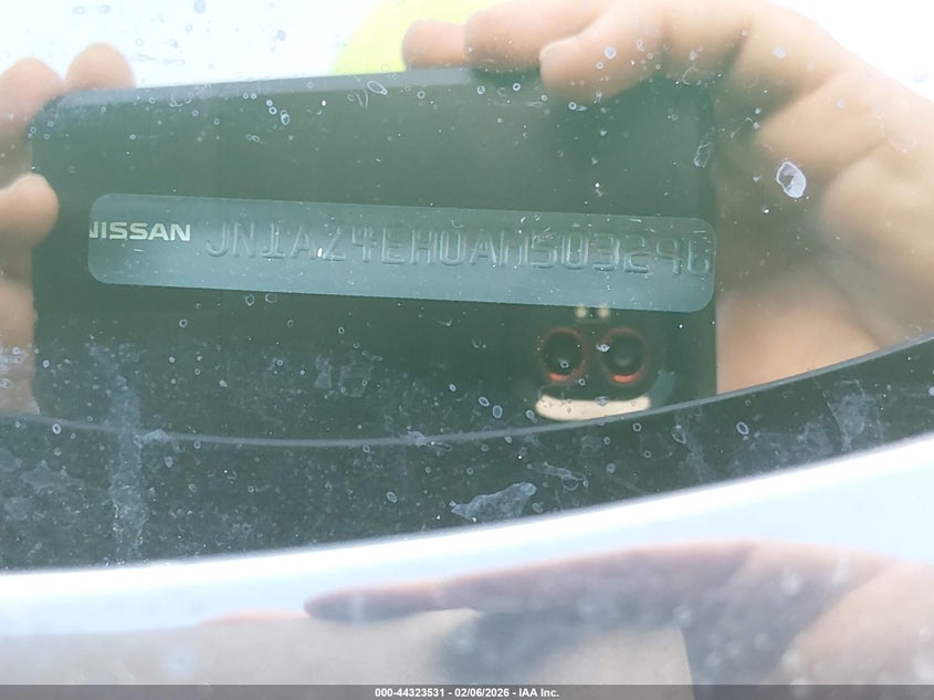 2010 Nissan 370Z Touring VIN: JN1AZ4EH0AM503296 Lot: 44323531