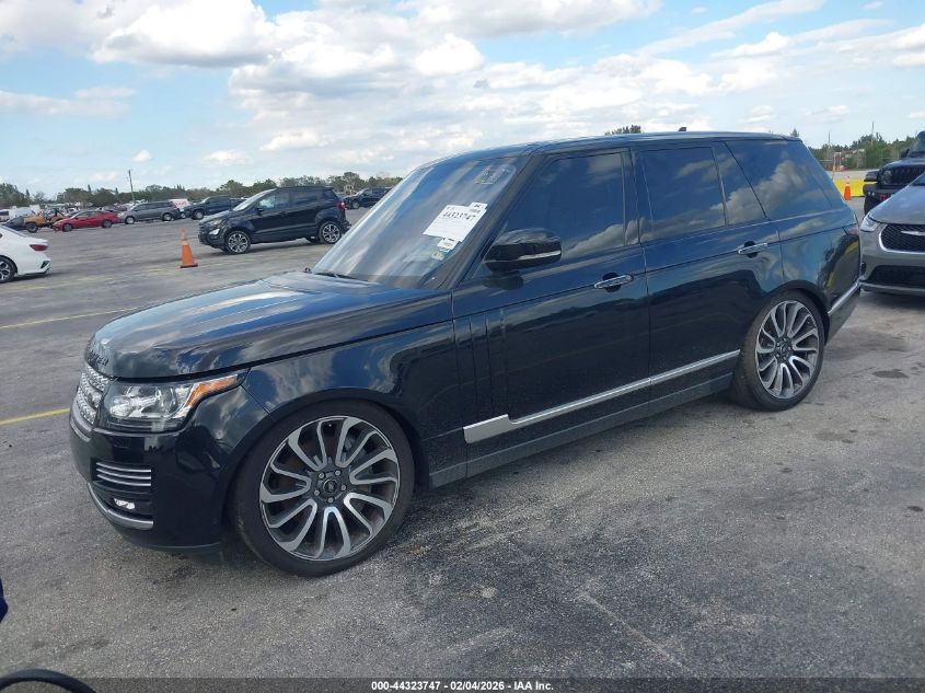 2016 Land Rover Range Rover 5.0L V8 Supercharged Autobiography