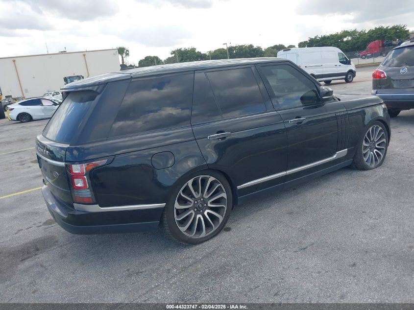2016 Land Rover Range Rover 5.0L V8 Supercharged Autobiography