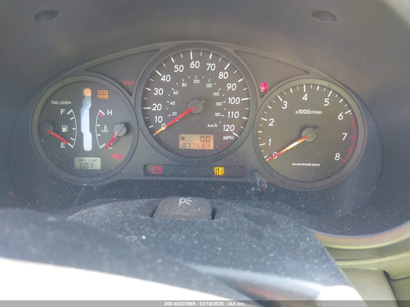 2004 Subaru Impreza Outback Sport VIN: JF1GG68584H810146 Lot: 44323969