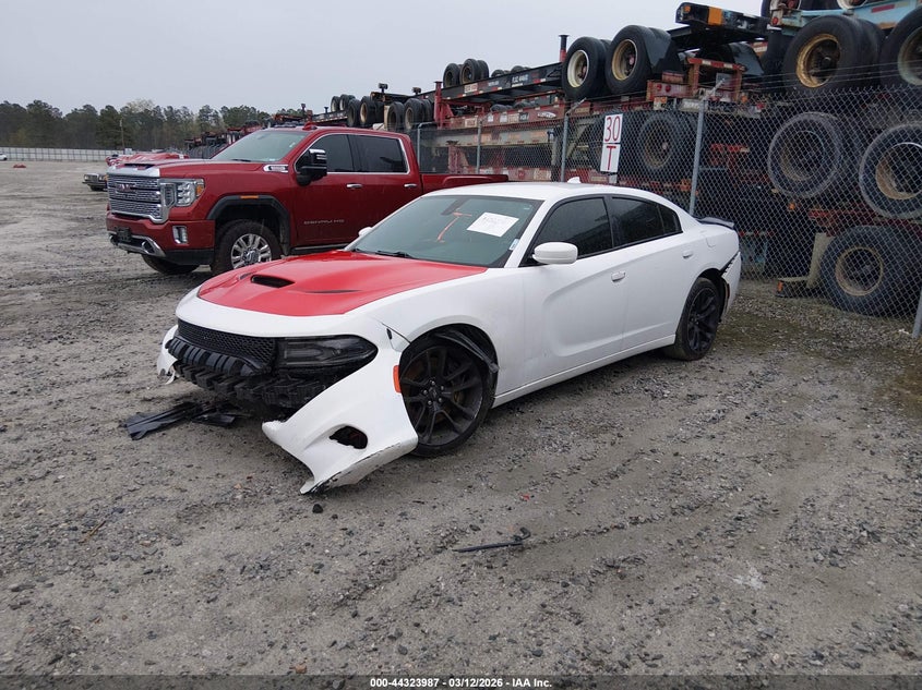 Vin: 2c3cdxhg2fh734093, lot: 44820416, dodge charger sxt 20152