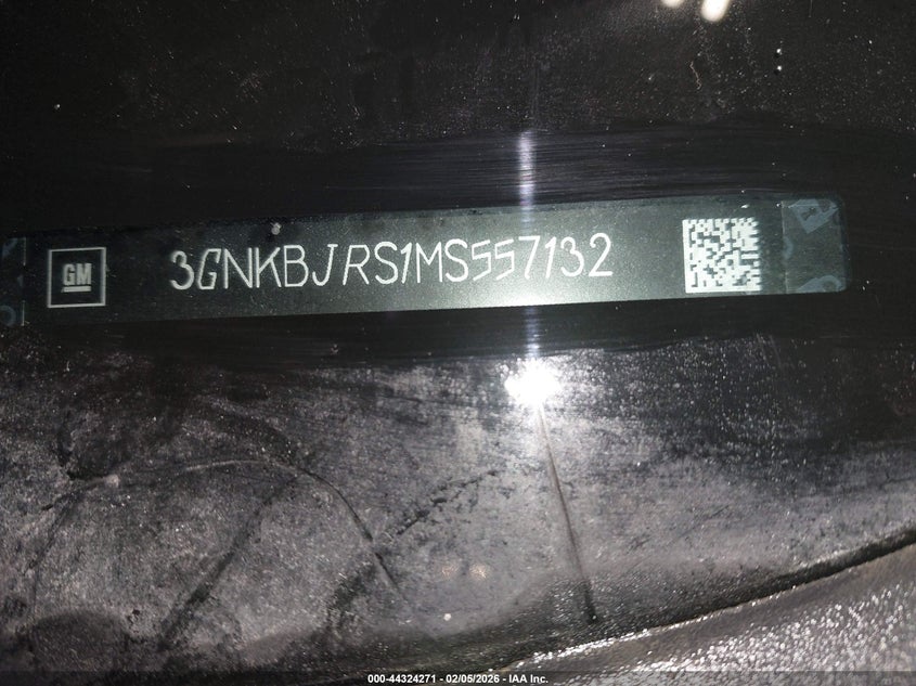 2021 Chevrolet Blazer Awd 3Lt VIN: 3GNKBJRS1MS557132 Lot: 44324271