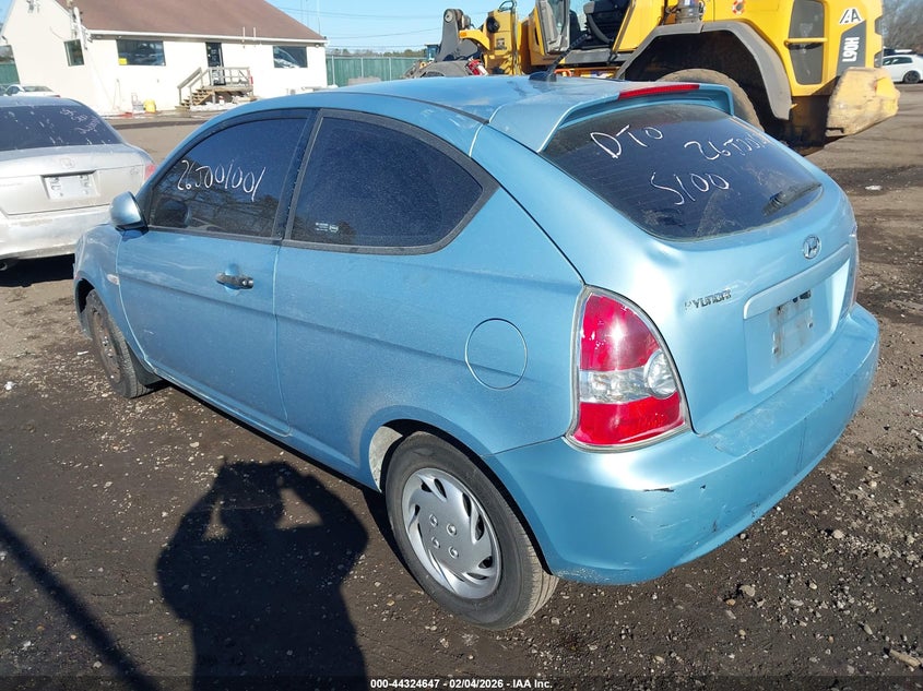 2011 HYUNDAI ACCENT HATCHBACK 1.6L I-4 DOHC, VVT, 110HP