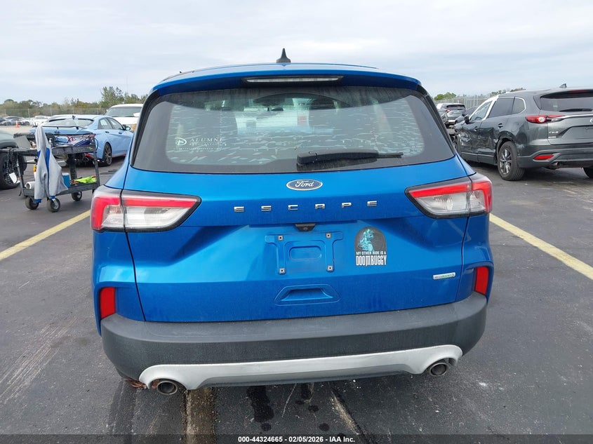 2020 Ford Escape 1.5 S blue Lot 111044324665 Vin 1FMCU0F62LUC23467