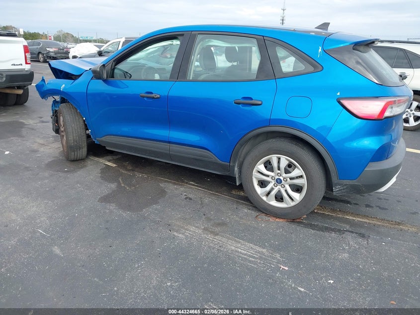 2020 Ford Escape 1.5 S blue Lot 111044324665 Vin 1FMCU0F62LUC23467