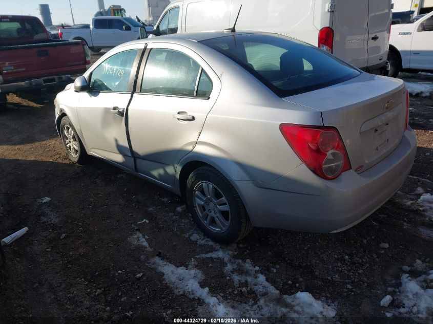 2012 Chevrolet Sonic 2Ls