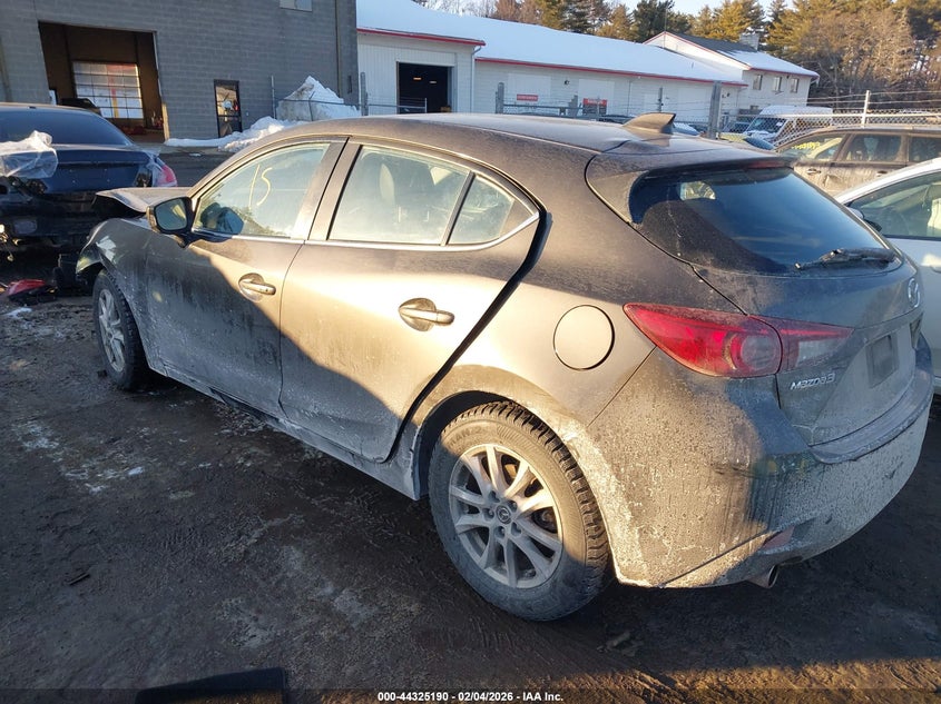 Vin: jm1bm1m77e1207383, lot: 44821619, mazda mazda3 i grand touring 20143