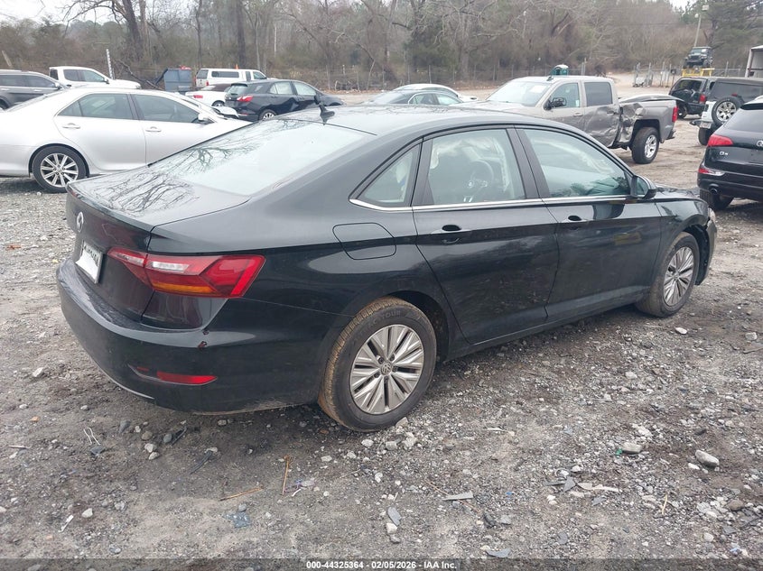 2019 Volkswagen Jetta 1.4 1.4T R-Line/1.4T S/1.4T Se black Lot 111044325364 Vin 3VWC57BU8KM032201