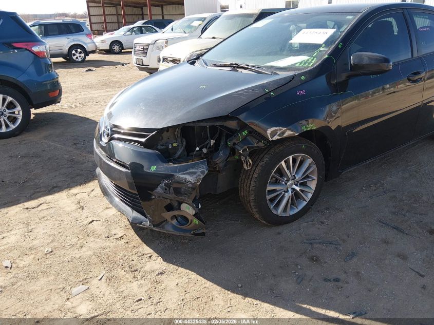 2015 Toyota Corolla Le Plus VIN: 5YFBURHE5FP350630 Lot: 44325438