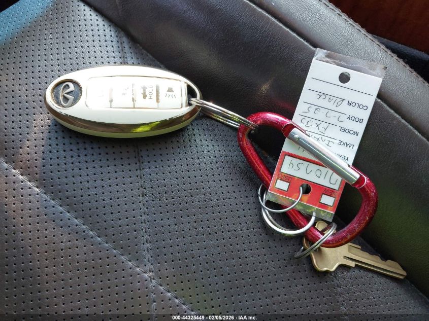 2011 Infiniti Fx35 VIN: JN8AS1MU3BM710754 Lot: 44325449