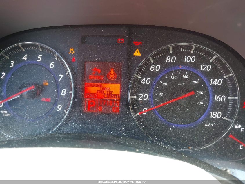 2011 Infiniti Fx35 VIN: JN8AS1MU3BM710754 Lot: 44325449