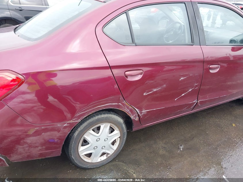 2017 Mitsubishi Mirage G4 Es VIN: ML32F3FJ0HHF15544 Lot: 44325695