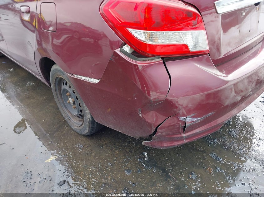 2017 Mitsubishi Mirage G4 Es VIN: ML32F3FJ0HHF15544 Lot: 44325695