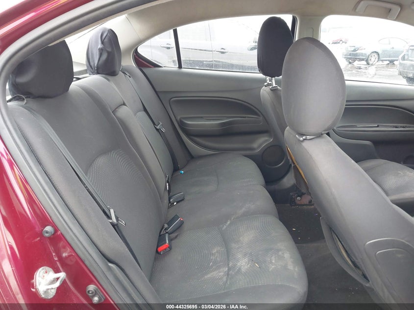 2017 Mitsubishi Mirage G4 Es VIN: ML32F3FJ0HHF15544 Lot: 44325695