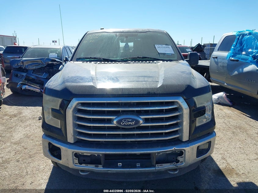 2016 Ford F-150 3.5 Xlt black Lot 111044325996 Vin 1FTEW1EG7GFA85474