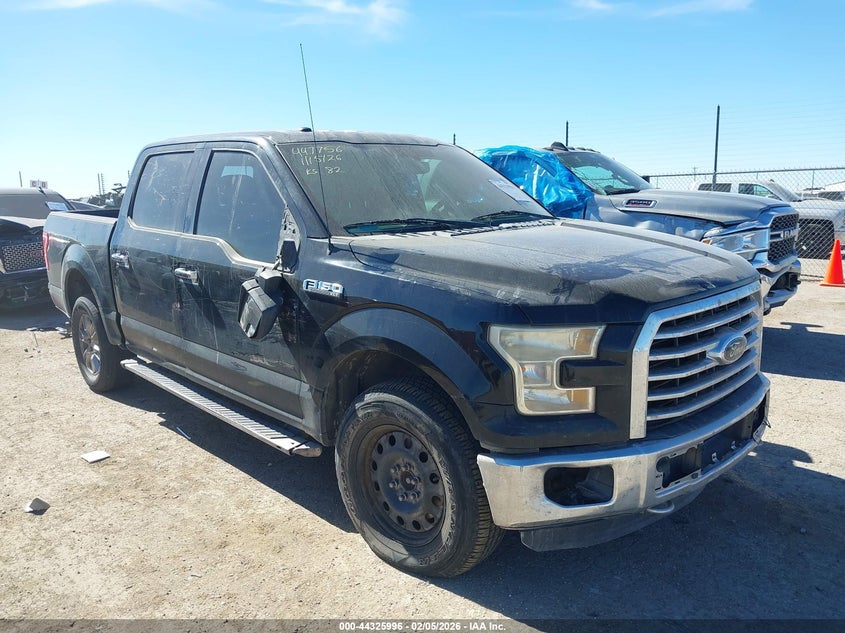 2016 Ford F-150 3.5 Xlt black Lot 111044325996 Vin 1FTEW1EG7GFA85474