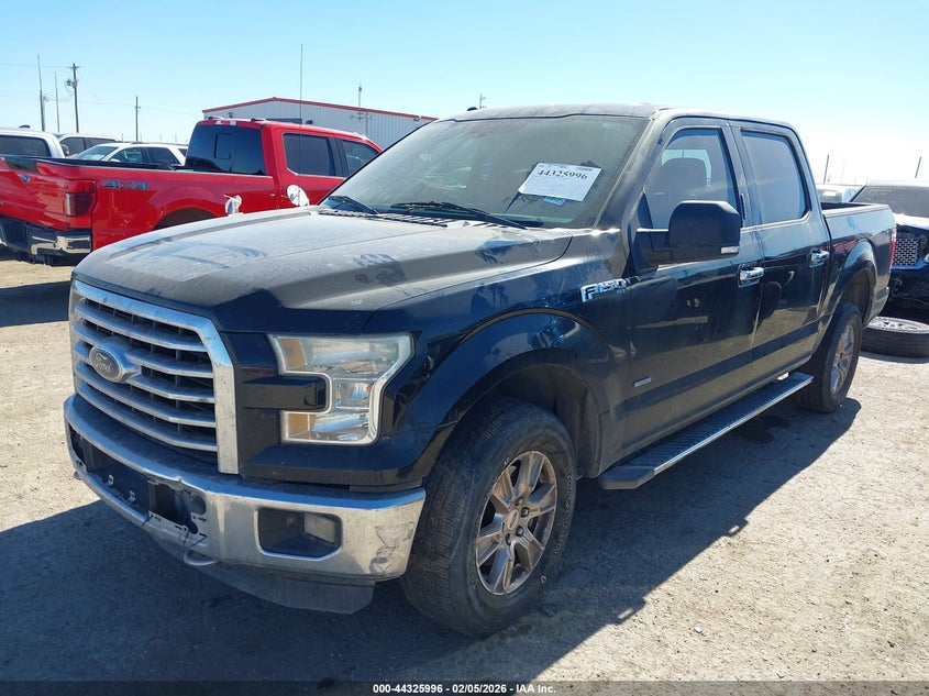2016 Ford F-150 3.5 Xlt black Lot 111044325996 Vin 1FTEW1EG7GFA85474