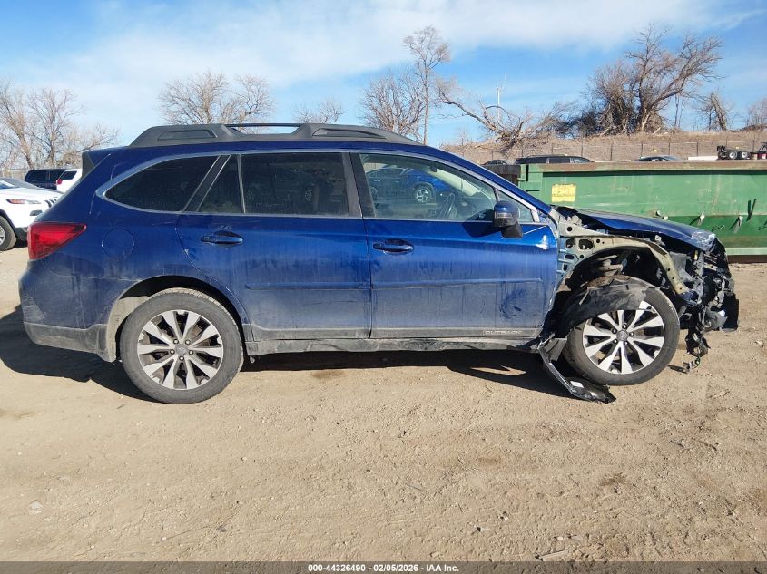 2015 Subaru Outback 2.5I Limited VIN: 4S4BSBNC2F3360634 Lot: 44326490