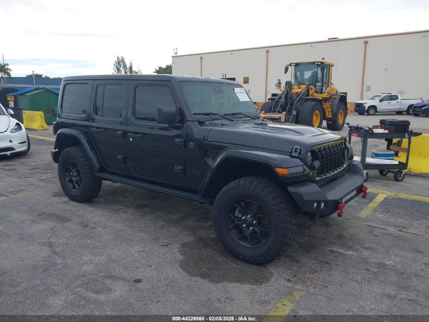 2024 Jeep Wrangler 4-Door Willys 4X4