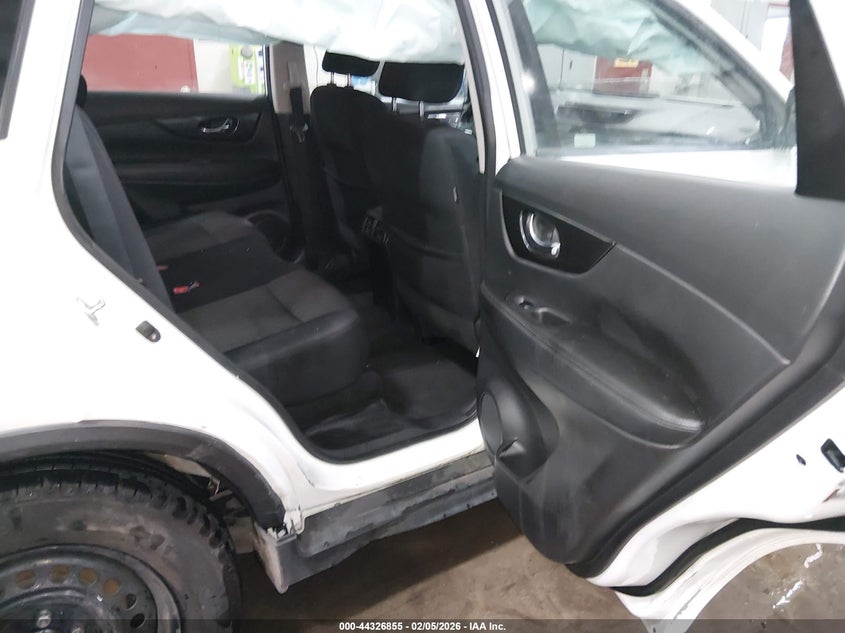 2017 Nissan Rogue 2.5 S white Lot 111044326855 Vin KNMAT2MVXHP514180
