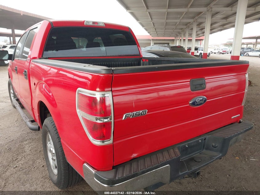 2013 Ford F-150 3.7 Xlt red Lot 111044327142 Vin 1FTEW1CM1DFB46130