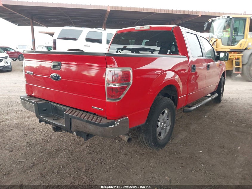 2013 Ford F-150 3.7 Xlt red Lot 111044327142 Vin 1FTEW1CM1DFB46130