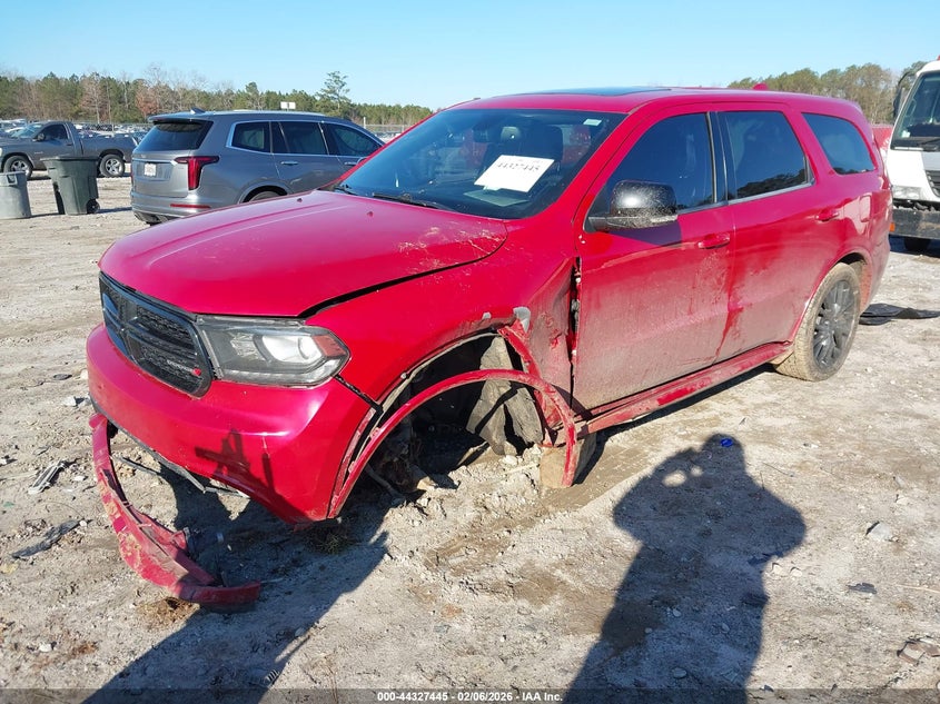 Vin: 1c4sdjct2gc362929, lot: 44823874, dodge durango r/t 20162