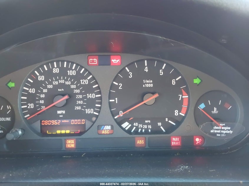 1999 BMW M3 VIN: WBSBK0335XEC41876 Lot: 44327474