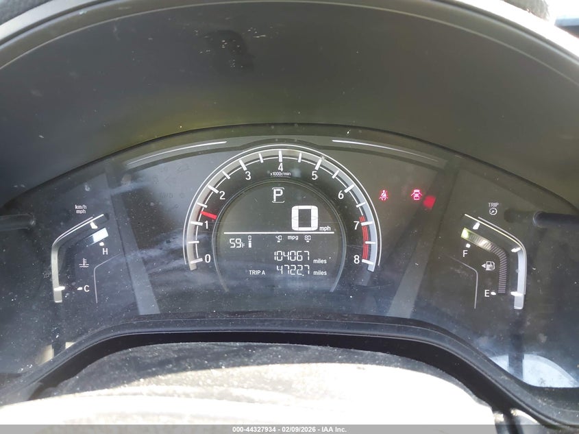 2019 Honda Cr-V Lx VIN: 2HKRW5H38KH402551 Lot: 44327934