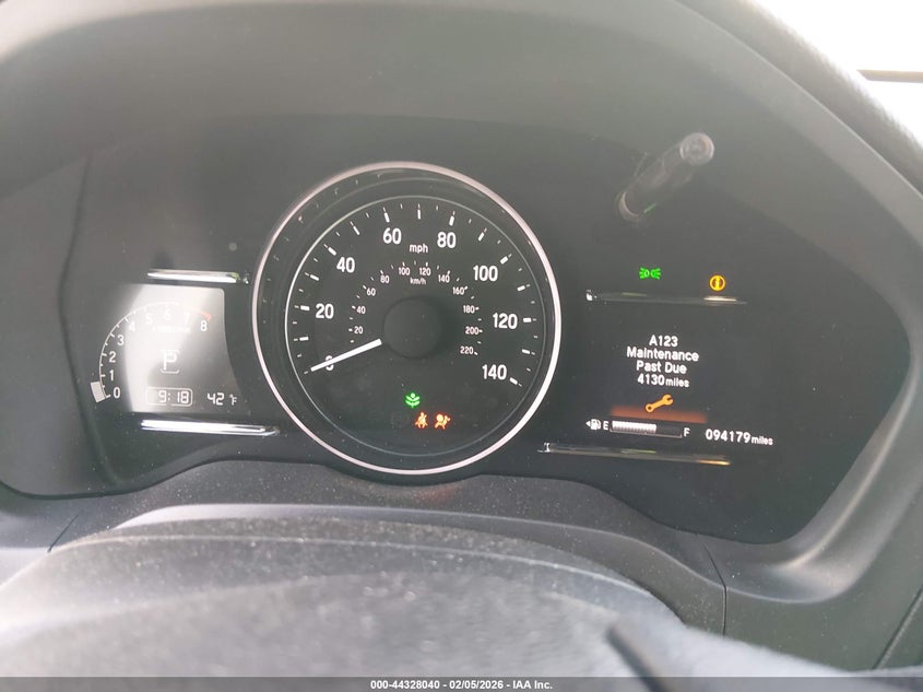 2020 Honda Hr-V Awd Ex VIN: 3CZRU6H54LM705121 Lot: 44328040