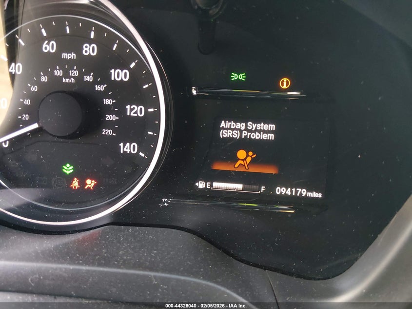 2020 Honda Hr-V Awd Ex VIN: 3CZRU6H54LM705121 Lot: 44328040