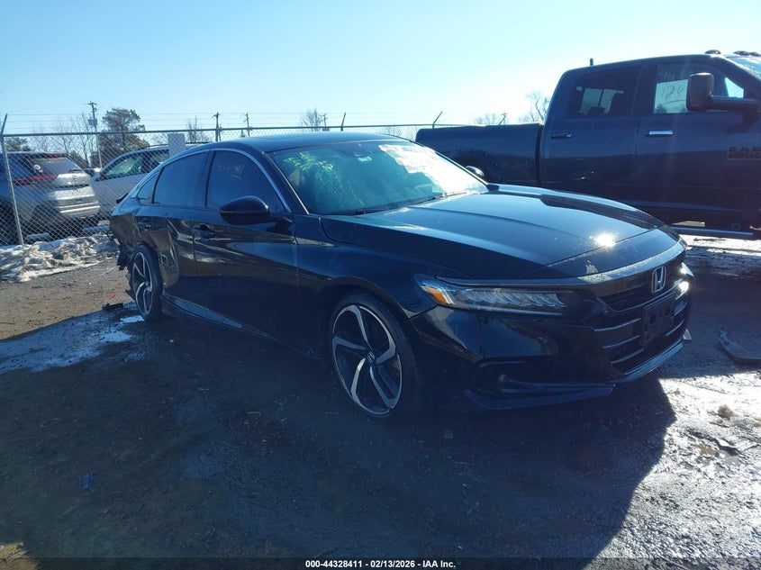 1HGCV2F30MA028698 2021 Honda Accord Sport 2.0T auction photo 1