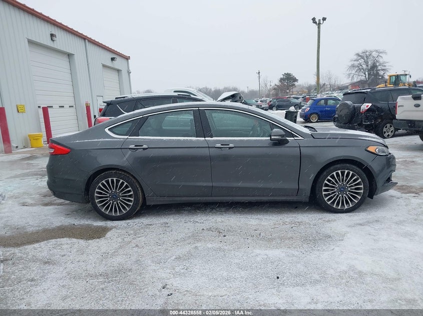 2017 Ford Fusion 2.0 Se grey Lot 111044328558 Vin 3FA6P0H98HR416260