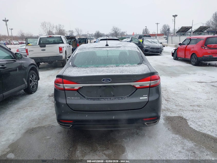 2017 Ford Fusion 2.0 Se grey Lot 111044328558 Vin 3FA6P0H98HR416260