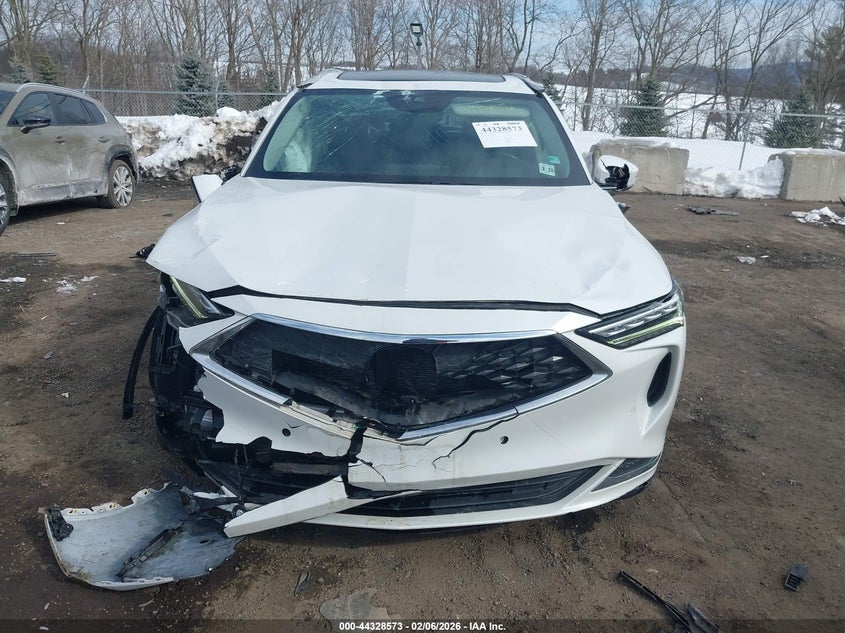 2022 Acura Mdx Advance Package VIN: 5J8YE1H87NL043536 Lot: 44328573