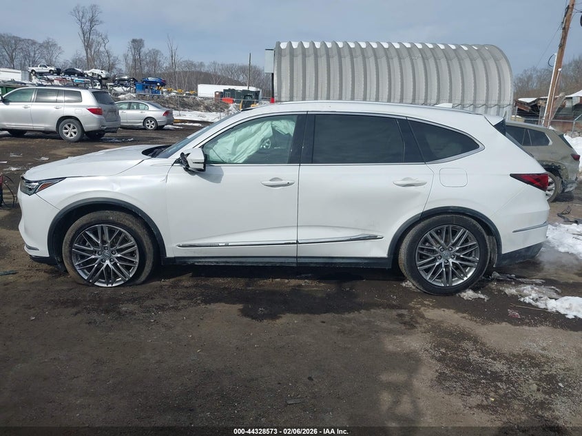 2022 Acura Mdx Advance Package VIN: 5J8YE1H87NL043536 Lot: 44328573