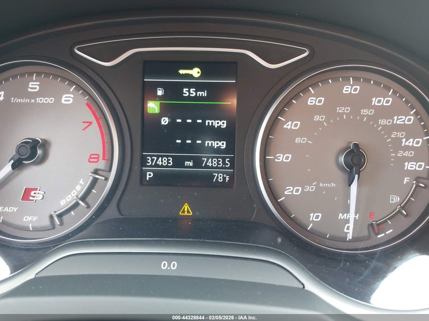2020 Audi S3 2.0 Premium Plus Tfsi Quattro S Tronic grey Lot 111044328844 Vin WAUE1GFF7LA100924