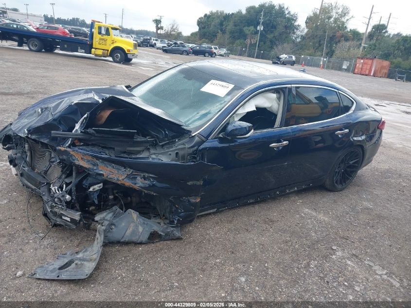 2018 Infiniti Q70L 3.7X Luxe VIN: JN1BY1PR3JM370674 Lot: 44329809