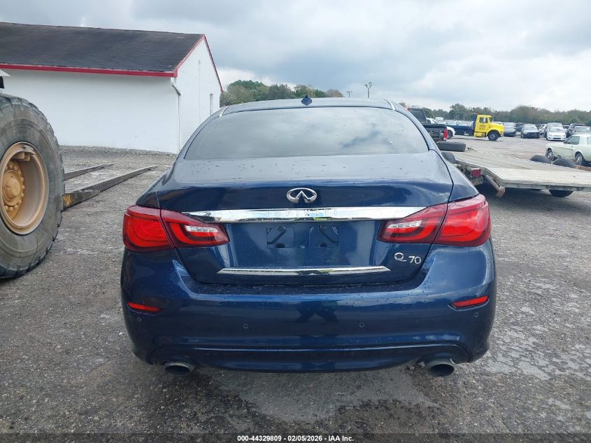 2018 Infiniti Q70L 3.7X Luxe VIN: JN1BY1PR3JM370674 Lot: 44329809