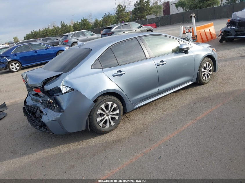VIN JTDEAMDEXNJ061597 2022 TOYOTA COROLLA HYBRID LE