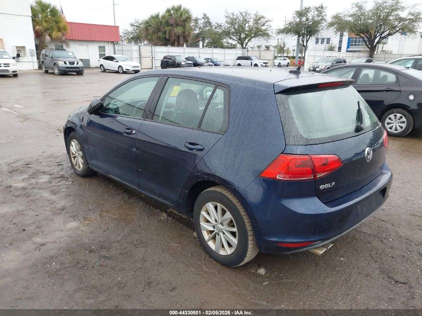2015 Volkswagen Golf Tsi S 4-Door