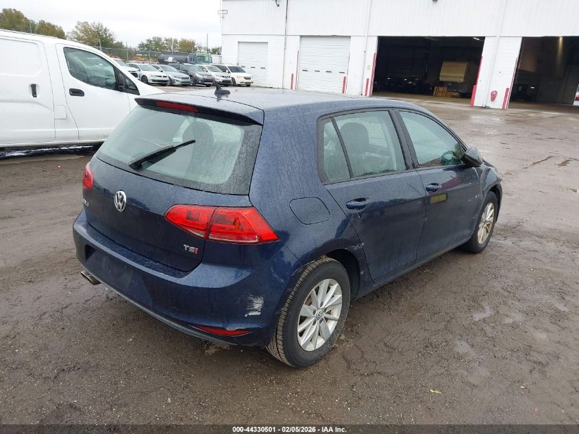 2015 Volkswagen Golf Tsi S 4-Door