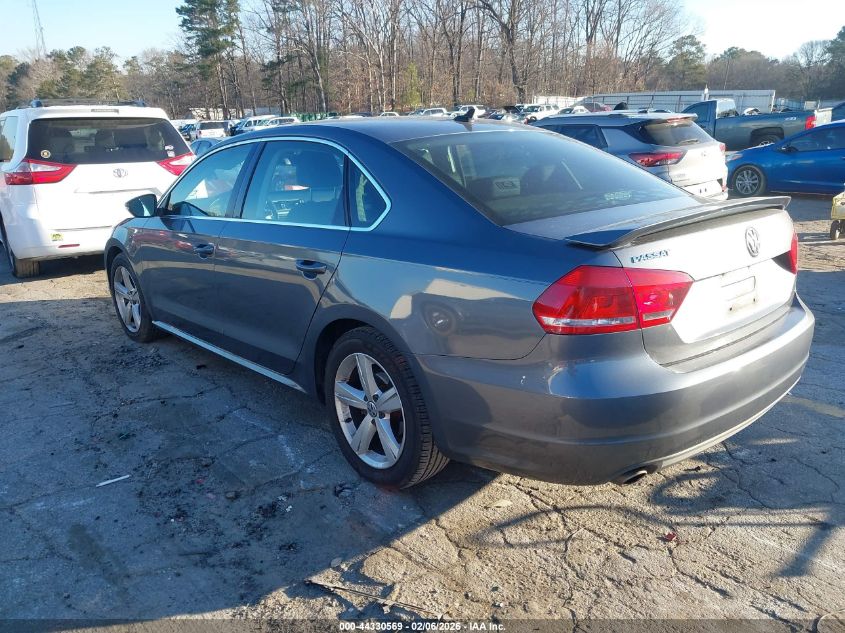 2012 Volkswagen Passat 2.5L Se