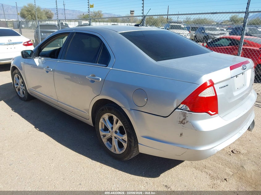Vin: 3fahp0ha5cr382323, lot: 44827055, ford fusion se 20123