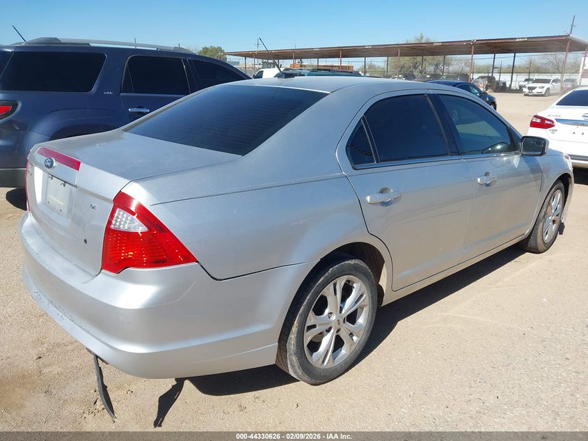 Vin: 3fahp0ha5cr382323, lot: 44827055, ford fusion se 20124