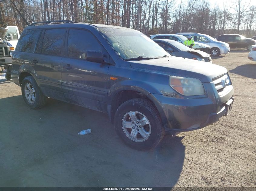 2006 Hond Pilot Lx Automatic 4 Lx