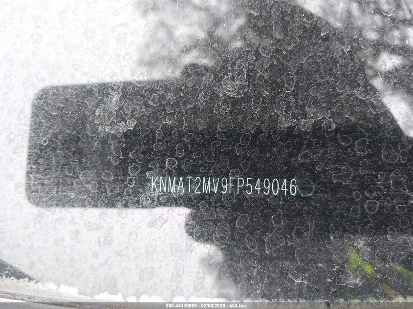 2015 Nissan Rogue S VIN: KNMAT2MV9FP549046 Lot: 44330989