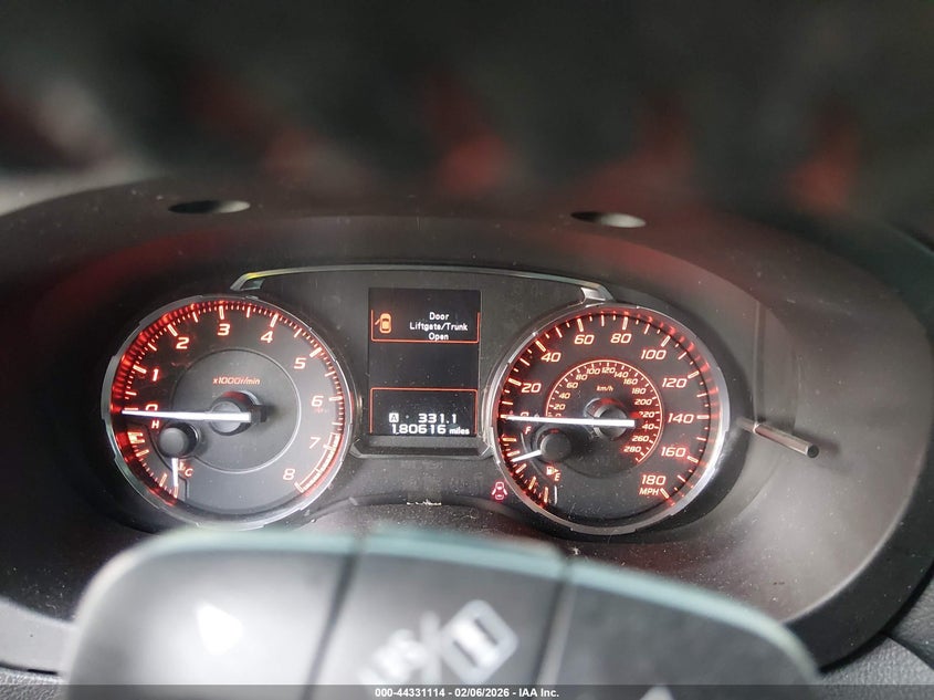 2015 Subaru Wrx VIN: JF1VA1A66F9815373 Lot: 44331114